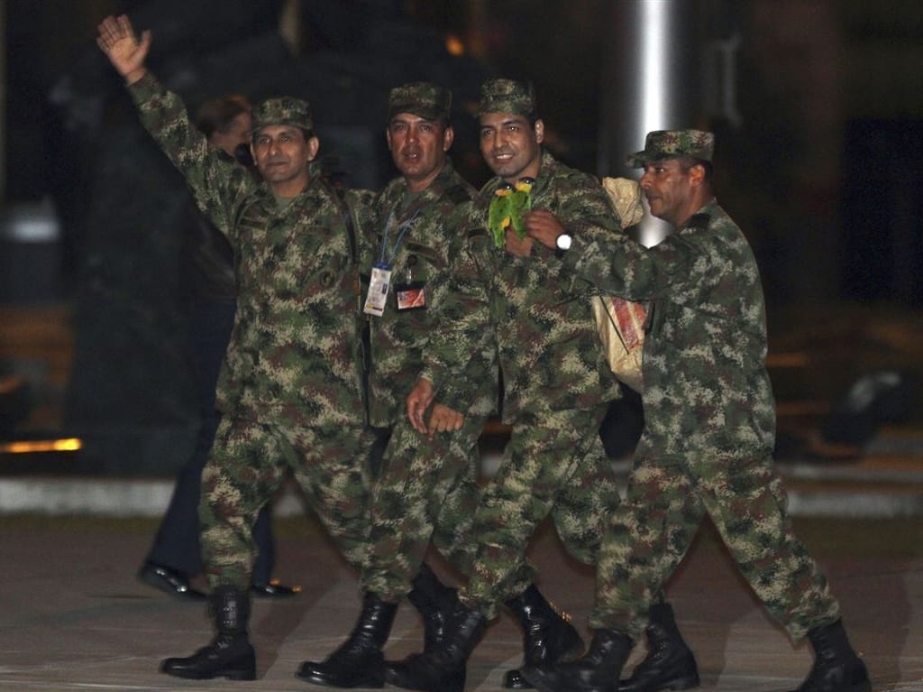 Libertados reféns das FARC (REUTERS)