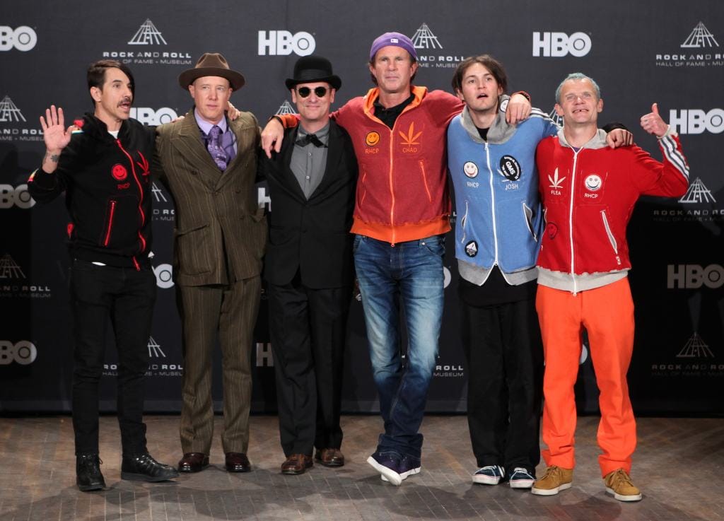 Red Hot Chili Peppers no Rock and Roll Hall of Fame 2012 (Reuters)