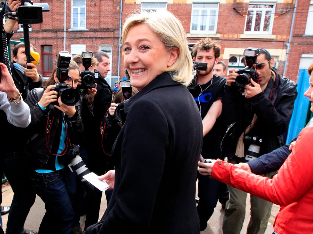 Marine Le Pen já votou [Foto: Reuters]