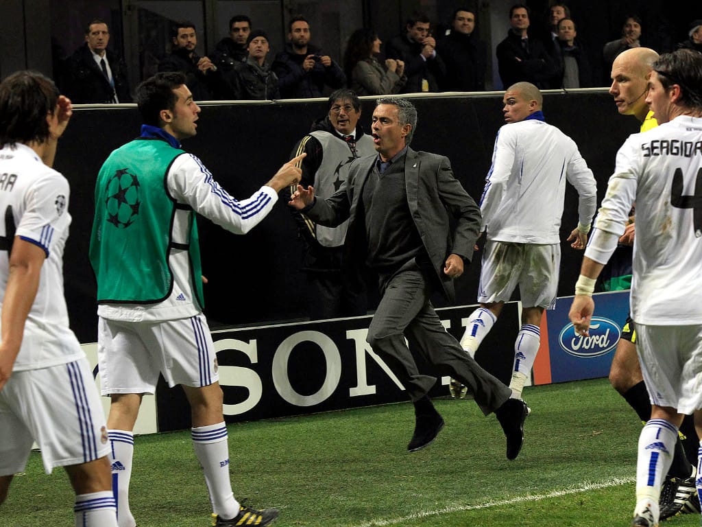 Mourinho no Real Madrid [Arquivo Maisfutebol]