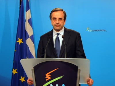 Samaras: Grécia sai do euro se não aprovar austeridade - TVI