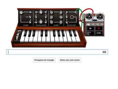 Google recorda Robert Moog com sintetizador virtual - TVI