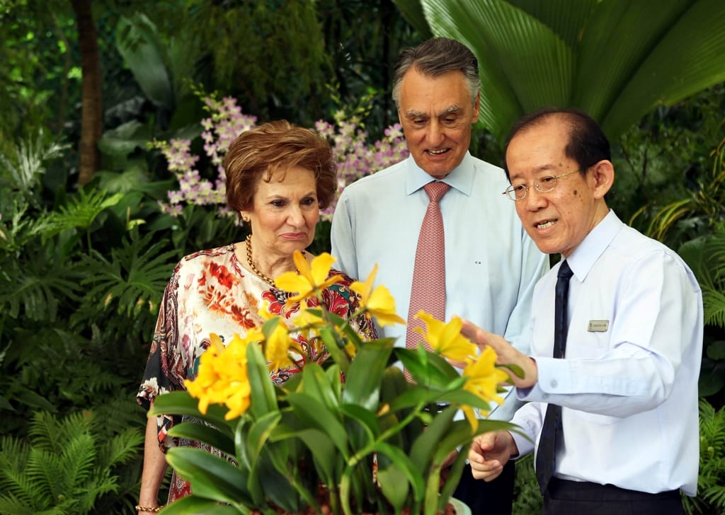 Presidente da República e Maria Cavaco Silva em Singapura