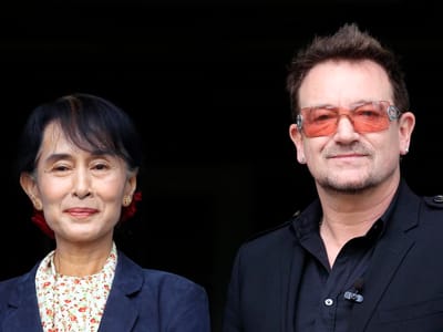 Bono encontrou-se finalmente com Aung San Suu Kyi - TVI