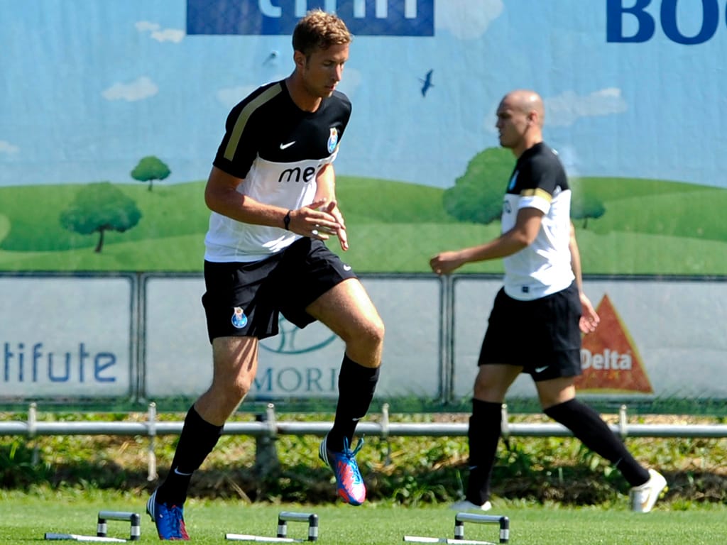 Janko no primeiro treino da época do F.C. Porto