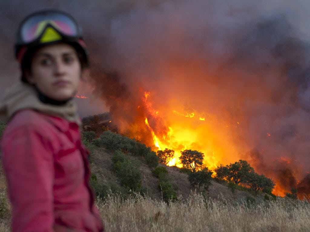 Incêndio em Tavira (lusa)