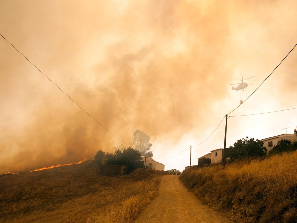 Incêndio em Tavira (Lusa)