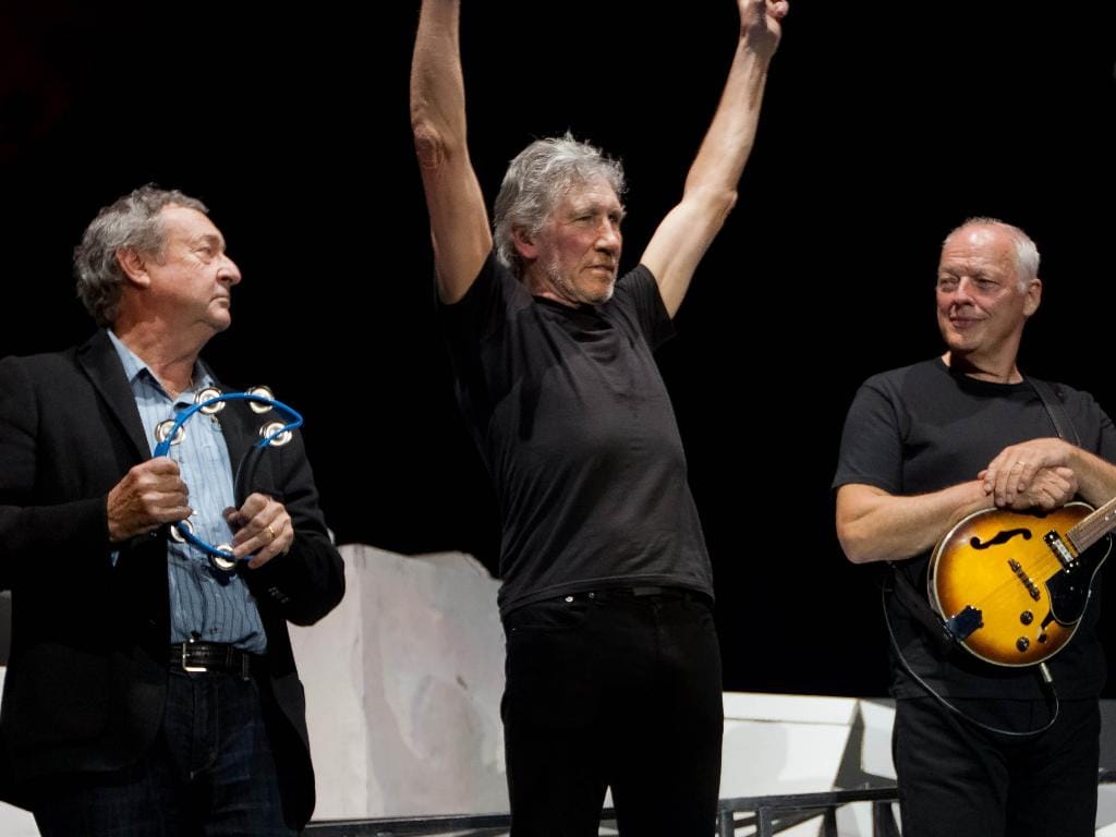 Nick Mason, Roger Waters e David Gilmour, dos Pink Floyd (Reuters)