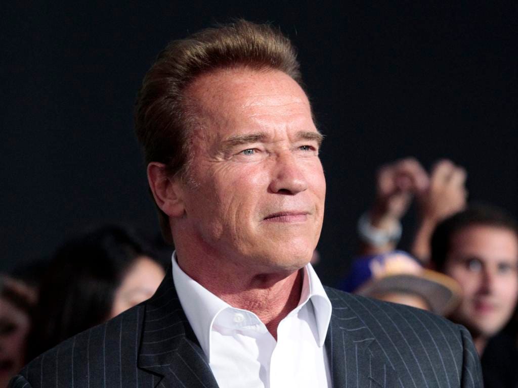 Arnold Schwarzenegger na antestreia de «Os Mercenários 2» em Hollywood (Reuters)