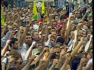 Líbano: manifestação pacífica juntou milhares - TVI