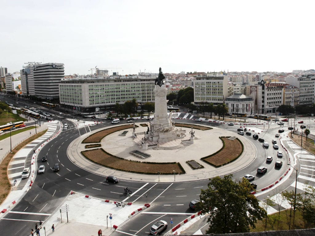 Rotunda do Marquês, em Lisboa (Manuel Almeida/Lusa)