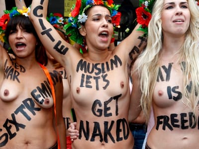 Ativistas em topless estão a recrutar mulheres - TVI