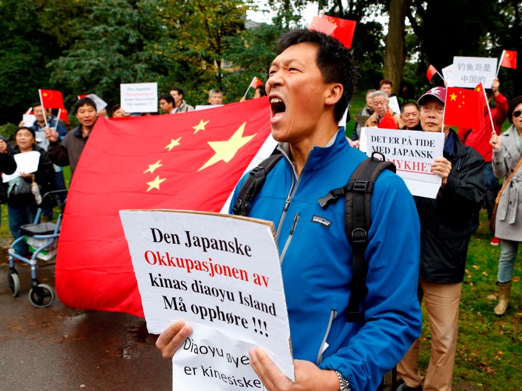 Protestos chineses contra o Japão (Reuters)