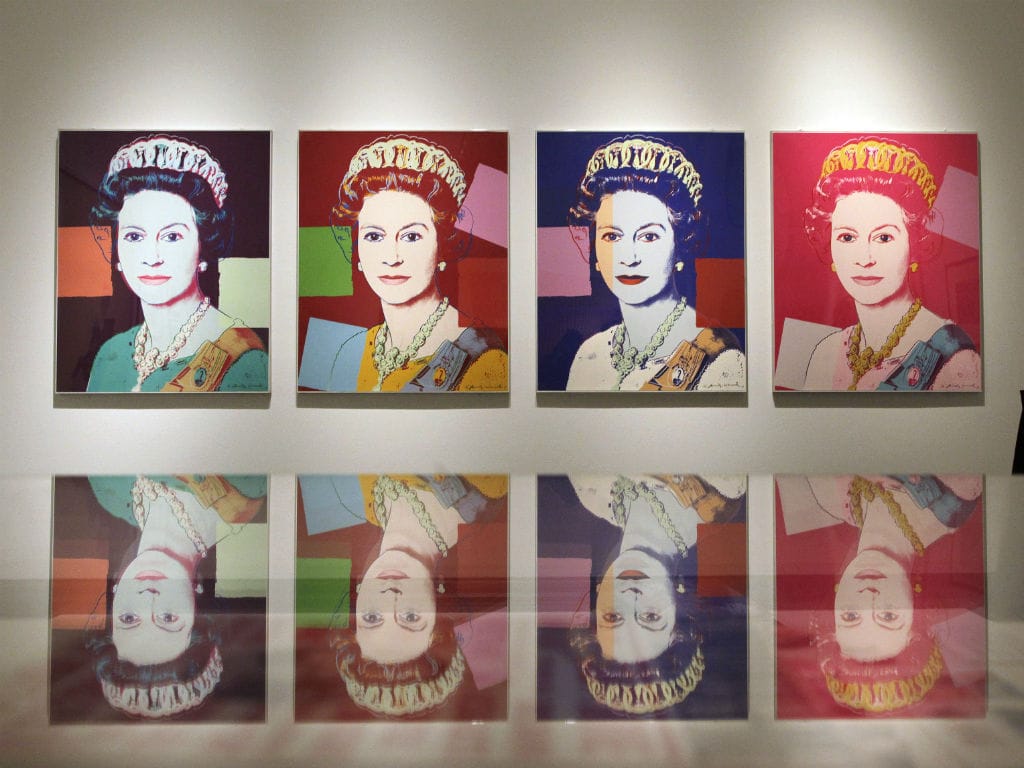 Rainha Elisabete II por Andy Warhol (Foto Reuters)