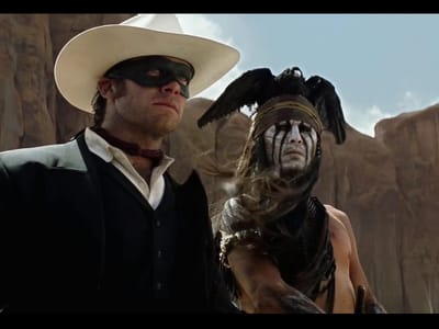 Johnny Depp, o índio Tonto em «The Lone Ranger» - TVI