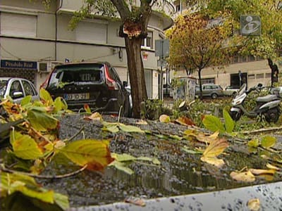Bombeiros chamados para 33 inundações em Lisboa - TVI