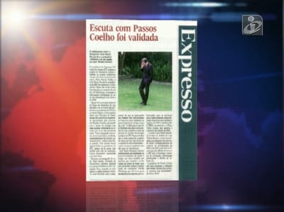 Supremo valida escuta com Passos Coelho - TVI