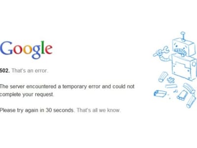 Gmail está a dar erro - TVI