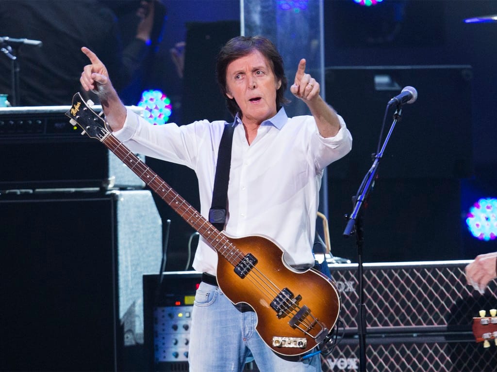 Paul McCartney no concerto «12-12-12» em Nova Iorque (Reuters)