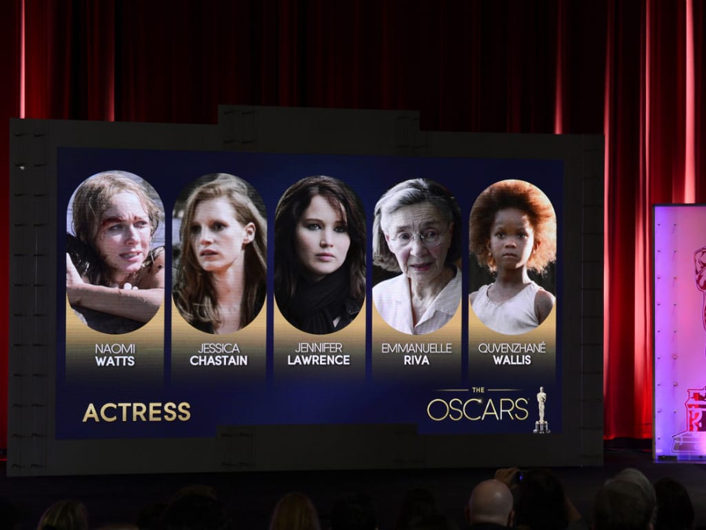 Os nomeados para os Óscares 2013