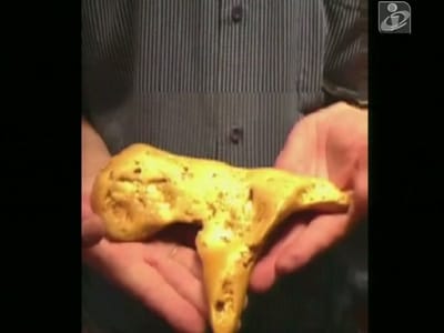Encontrou pepita de ouro com quase 6 quilos - TVI