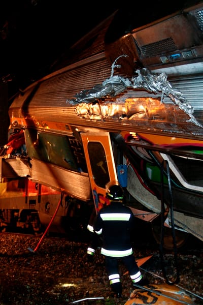 Colisão de comboios: feridos já tiveram todos alta - TVI