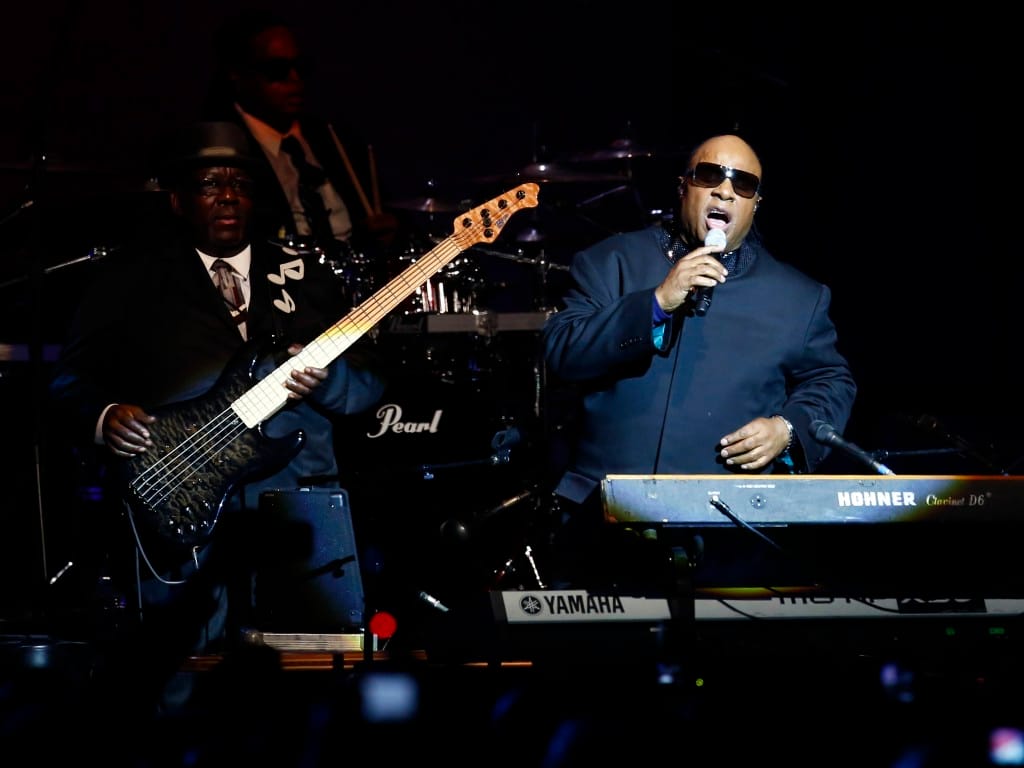 Stevie Wonder na gala de celebração da tomada de posse de Barack Obama (Reuters)
