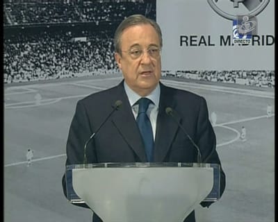 A gafe de Florentino Pérez no discurso de tomada de posse - TVI