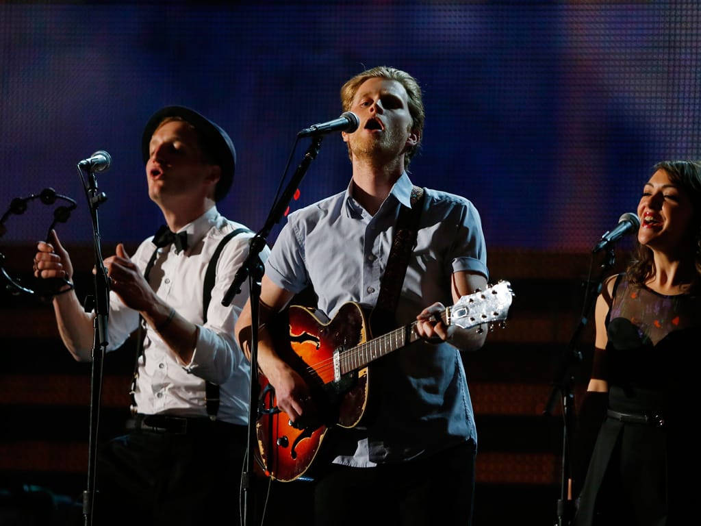 The Lumineers nos Grammy Awards 2013 (Reuters)