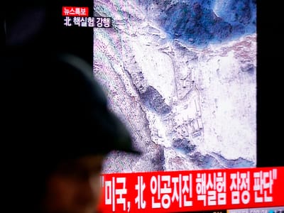 Coreia do Norte realizou terceiro teste nuclear - TVI