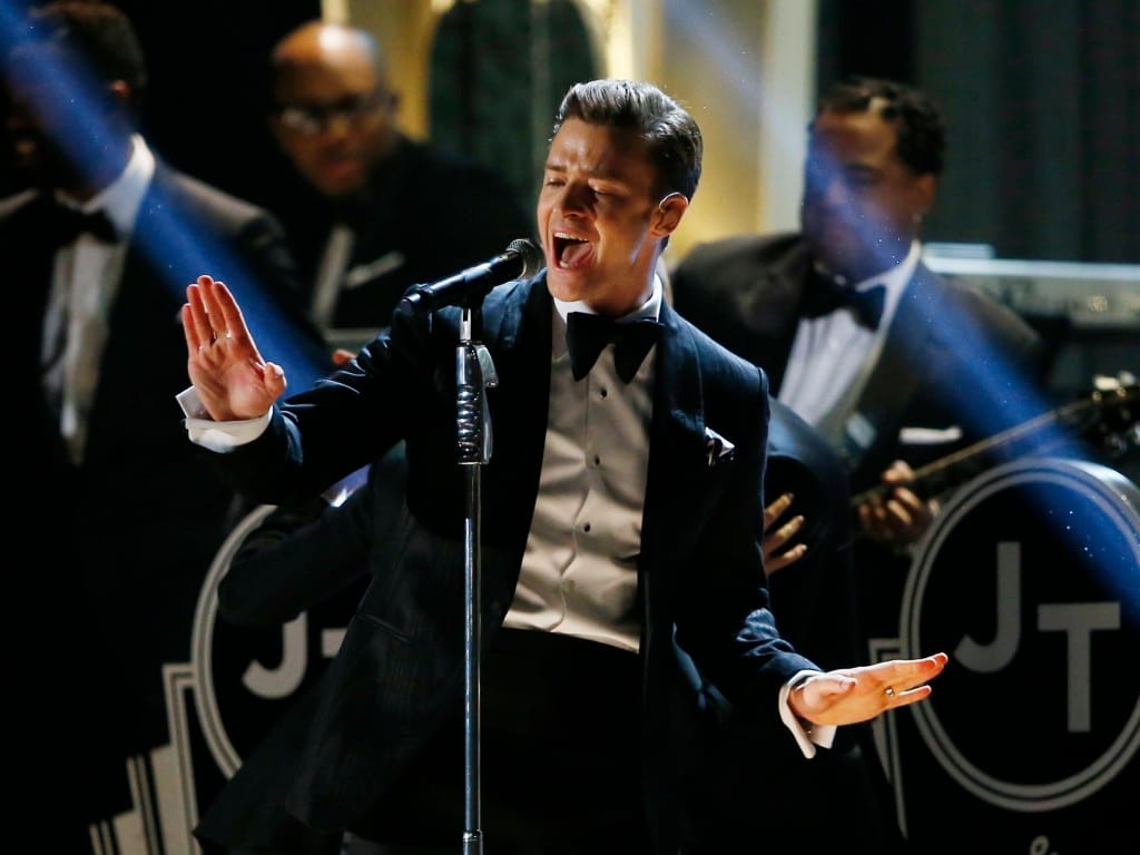 Justin Timberlake nos Grammy Awards 2013 (Reuters)