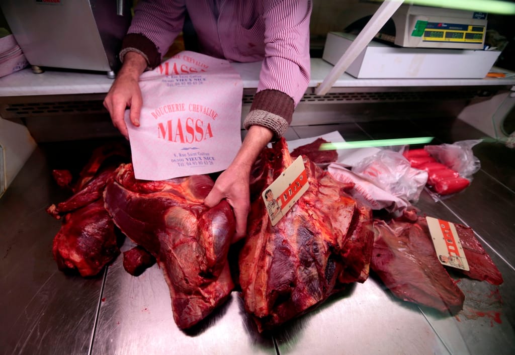 Este talho em Paris só vende carne de cavalo (Reuters)