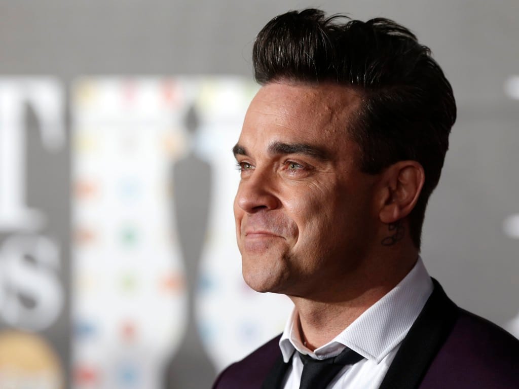 Robbie Williams nos Brit Awards 2013 (Reuters)