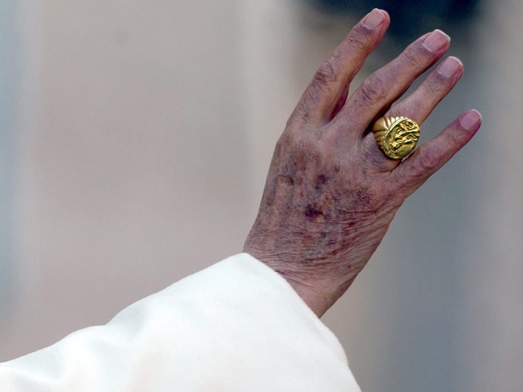 O adeus do papa Bento XVI (EPA/MICHAEL KAPPELER)