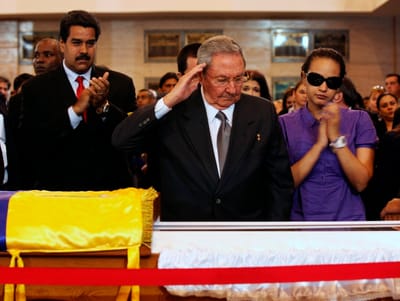Várias personalidades no funeral de Hugo Chávez - TVI