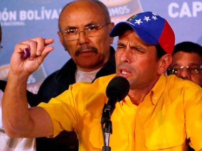 Capriles denuncia prisão de 85 oficiais na Venezuela - TVI