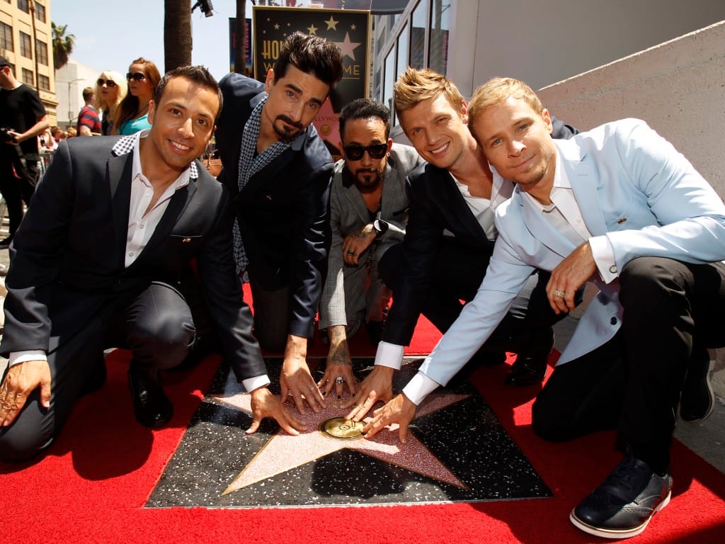 A estrela dos Backstreet Boys no Passeio da Fama de Hollywood (Reuters)