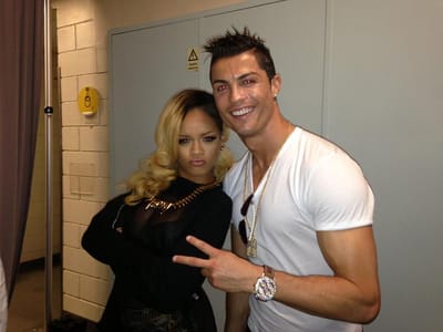 Ronaldo não faltou ao concerto de Rihanna em Lisboa - TVI