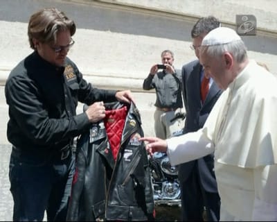 Papa abençoa centenas de motociclistas - TVI