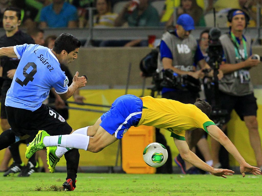 Brasil vs Uruguai [EPA/Robert Ghement]