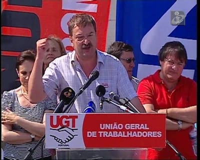UGT: «Os objetivos da greve foram cumpridos» - TVI