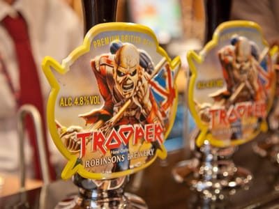 Cerveja dos Iron Maiden à venda no parlamento britânico - TVI
