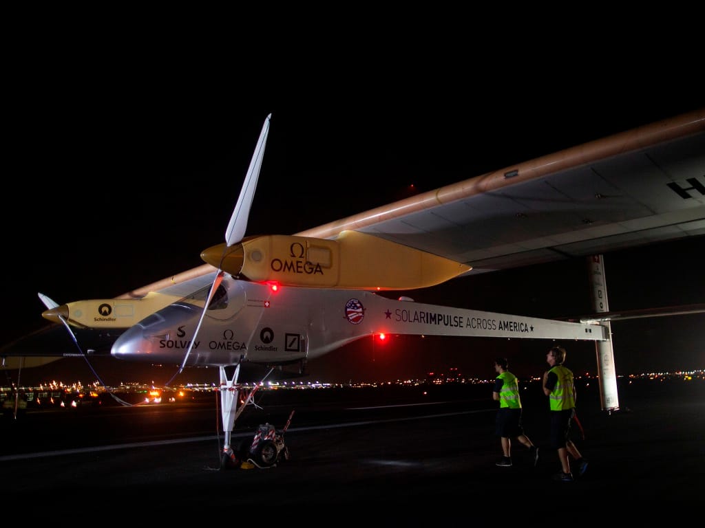 «Solar Impulse» fez viagem transcontinental pelos EUA (Reuters)