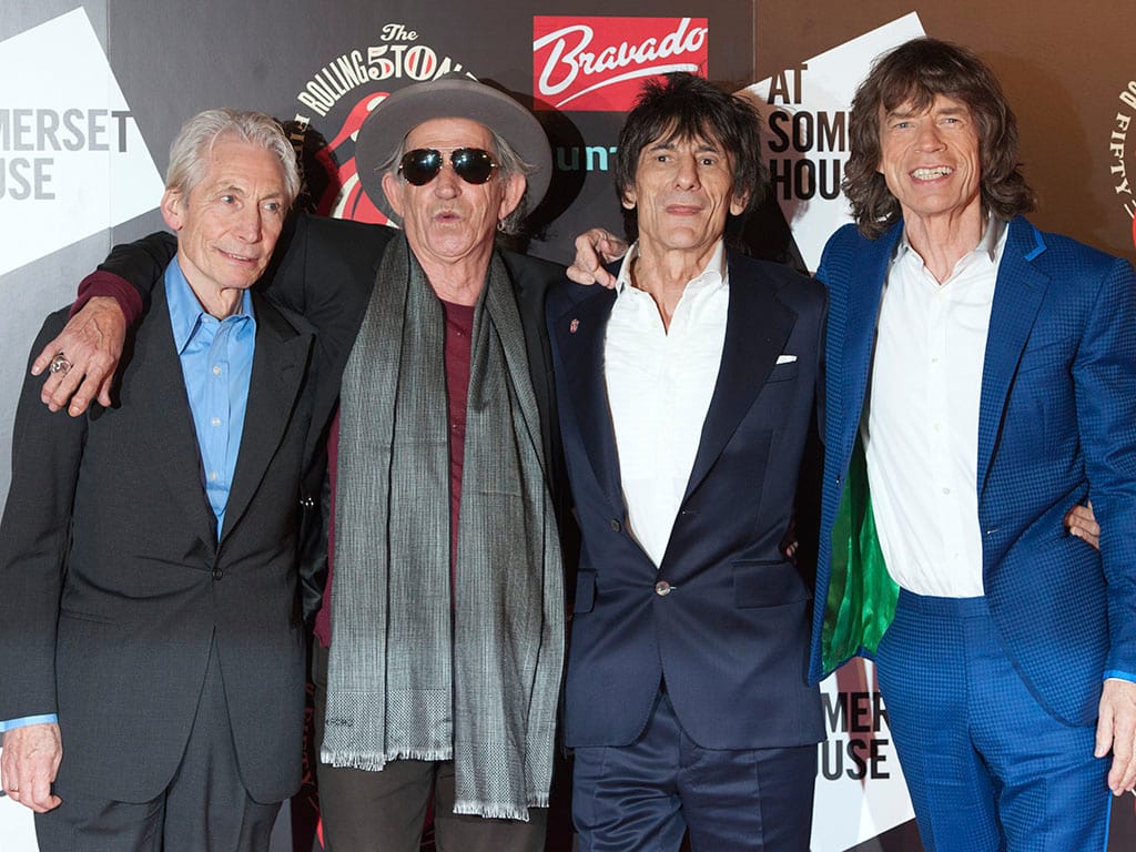 Mick Jagger com a banda Rolling Stones (Reuters)