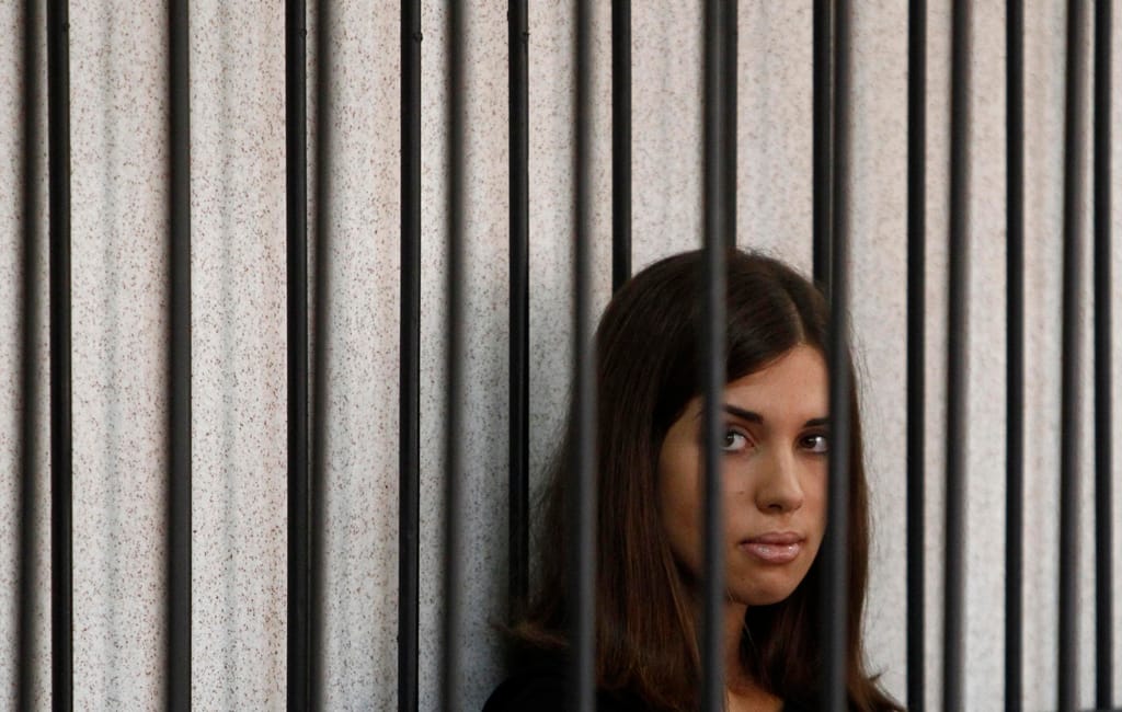 Nadezhda Tolokonnikova das Pussy Riot Foto: Reuters