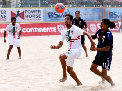 Mundial de futebol de praia: Portugal com Japão, Argentina e Senegal - TVI