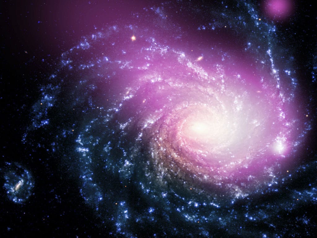 Colisão de galáxias [NASA]