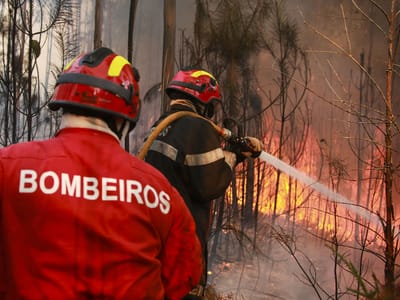 Bombardeiros espanhóis dominam incêndio em Góis - TVI