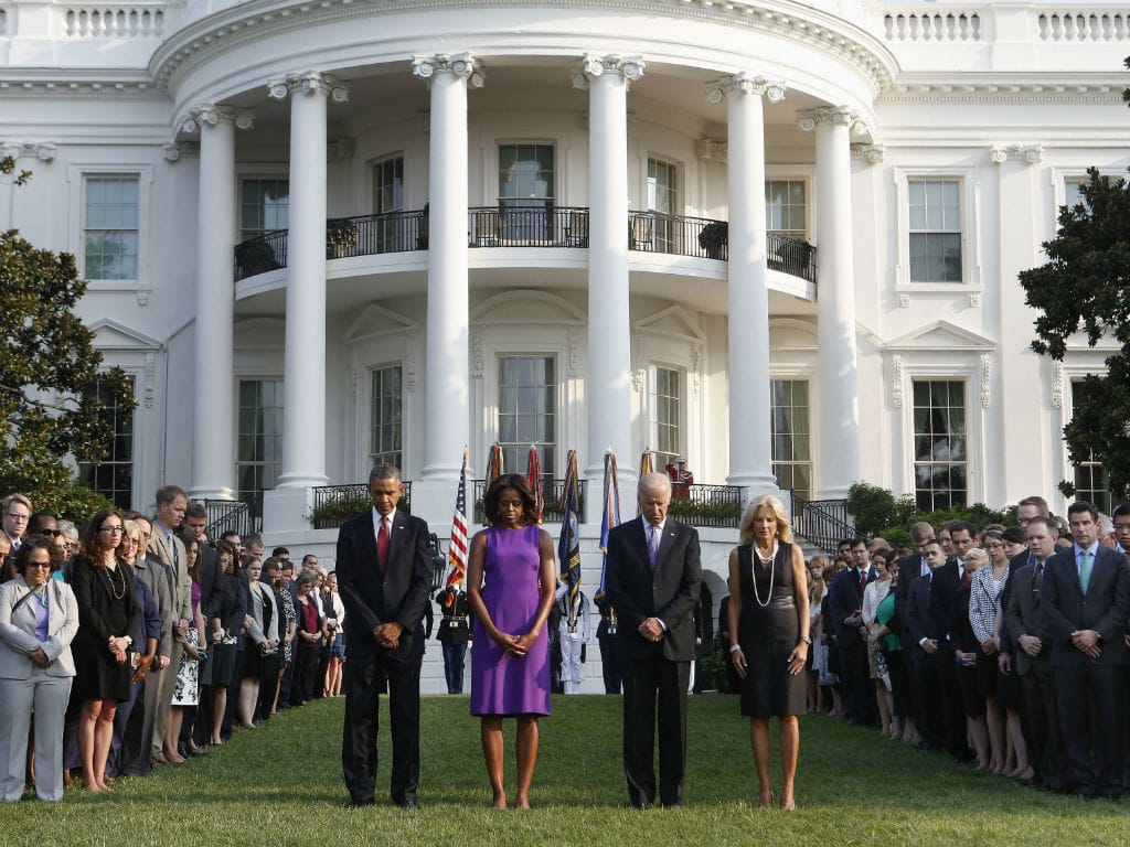 Casa Branca: Obama e Biden prestam homenagem às vítimas do 11 de setembro (REUTERS)