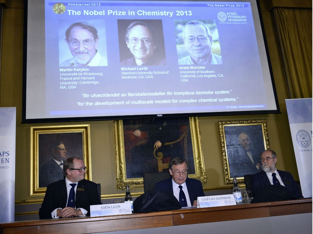 Nobel da Química 2013 (EPA/CLAUDIO BRESCIANI)